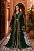 Emerald Palace Kaftan — Handmade Moroccan Takchita