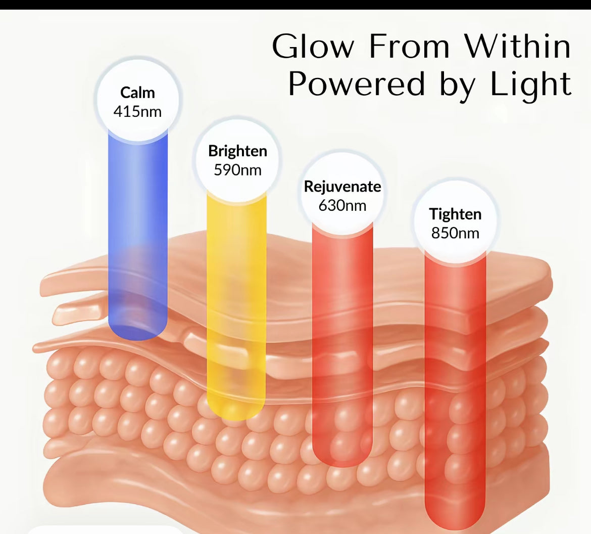 Color LED Facial Therapy Mask